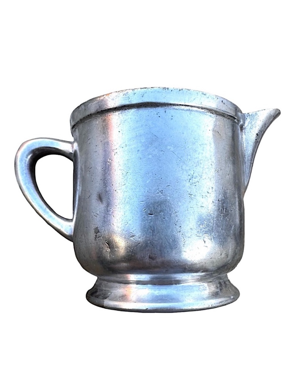 Vintage Grand Silver Wear Brite Nickel Silver Plated Creamer Pitcher Hotel Deco